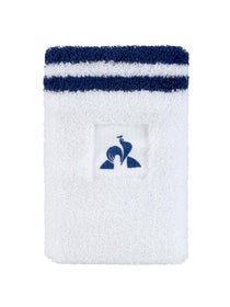 Le Coq Sportif Doublewide Wristband - White/Blue