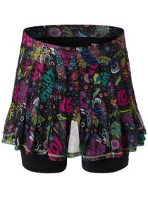 Lucky in Love Girl's Love Mesh Pleated Skirt