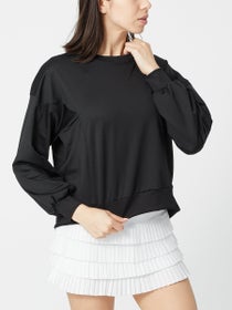 Lucky in Love Women's Core Ruche Back Long Sleeve