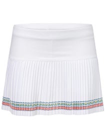 Lucky in Love Girl's Club Stripe Pleat Skirt