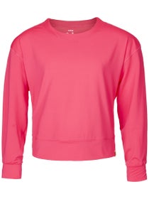 Lucky in Love Girl's LUV Hype Long Sleeve - Coral Crush