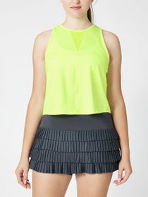 Lucky in Love Women's Core Pleats Please Tank - Yellow