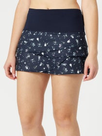 Lucky in Love Women Long Pickle Cocktail Scallop Skir