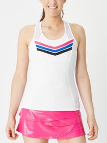 Lucky in Love Women's Neon Shadow Racer Tank