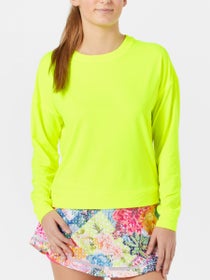 Lucky in Love Women's L-UV Hype LS Top - Neon Yellow