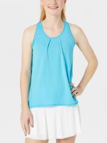 Lucky in Love Women's Core Tie Back Tank   Ocean