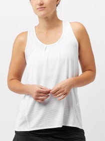 Lucky in Love Women's Core Tie Back Tank   White