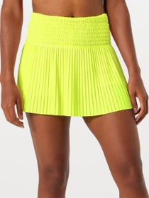 Lucky in Love Women's L-UV Long Pleat Smocked Skirt