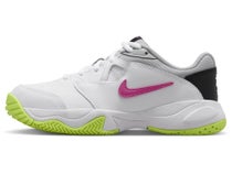 Nike Court Jr Lite White/Fuchsia/Lime Junior Shoes