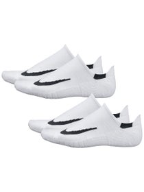 Nike Multiplier No Show Sock 2-Pack White/Black