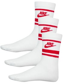 Nike Sportswear Everyday Crew Sock 3-Pack White/Red