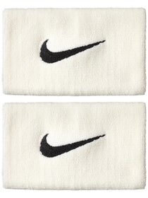 Nike Tennis Premier Doublewide Wristbands - Sail