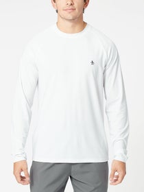 Penguin Men's Core LS Raglan Pull Over - White