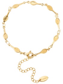 Racquet Inc Tennis Racquet Bracelet - Gold