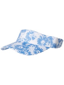 SanSoleil Women's Sun Visor - Lazy Daisy Blue