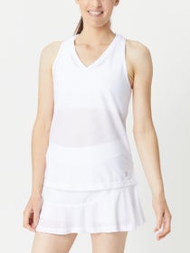 Sofibella Women's Airflow Racerback Tank - White