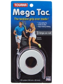 Tourna Grip Mega Tac Overgrip White