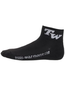 TW Performance Junior Quarter Socks Black/Grey LG