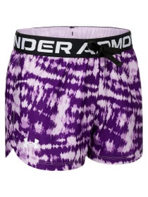 Under Armour Girls Play Up Shorts, Purple Ace \ Pink,XL - US