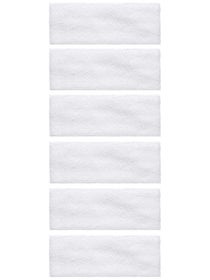 Unique Team Pack Headbands (6 Pack White)