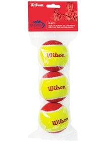 Wilson US Open Red Felt Tennis Balls (3-Pack)