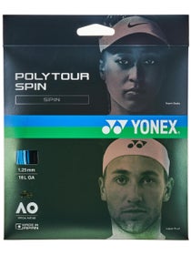 Yonex POLYTOUR SPIN 16L/1.25 Blue String