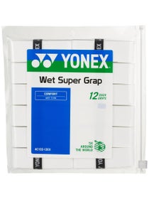 Yonex Super Grap 12 Pack Overgrip White