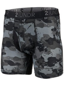 2UNDR Men's Swing Shift 6" Boxer Brief - Blackout
