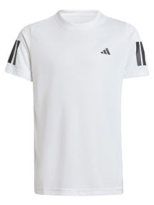 adidas Boy's Core Club 3-Stripe Top