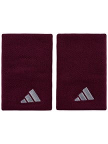 adidas Autumn Doublewide Wristbands - Maroon