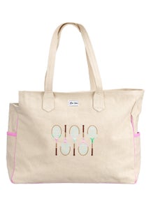 Ame & Lulu Love All Retro Racquet Court Bag