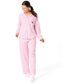 Ame & Lulu Women's Rally Stripe Long Pajama Set