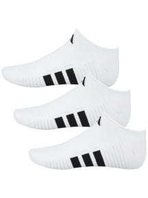 adidas Men's Cushioned 4.0 3-Pack No Show Socks White
