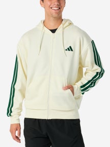 adidas Men's Fall Training 3 Stripe Fleece Hoodie