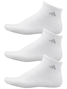adidas Women's Cushioned 3.0 3-Pack Quarter Socks White