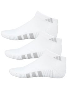 adidas Women's Cushioned 4.0 3-Pack Low Cut Socks White