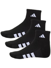 adidas Women's Cushioned 4.0 3-Pack Quarter Socks Black