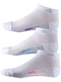 adidas Women's Superlite 3-Pack Low Cut Socks White
