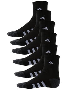 adidas Youth Cushioned Crew 6-Pack Sock Black