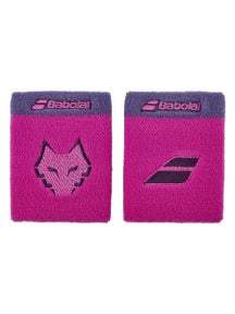 Babolat Juan Lebron Doublewide Wristbands Raspberry