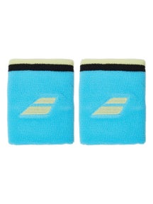 Babolat Singlewide Logo Wristbands - Teal