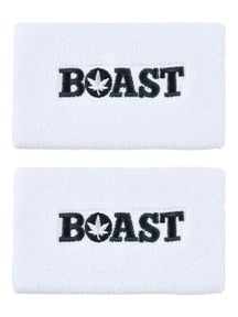 BOAST Men's Wristbands Doublewide - White