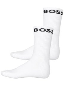 BOSS Sport Crew Socks 2-Pack White