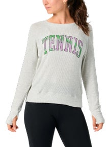 Bird & Vine Women's Tennis Fade Hacci Long Sleeve