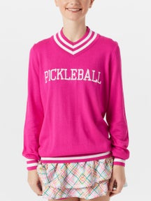 Bubble Women's Hatton Pickleball Sweater - PInk
