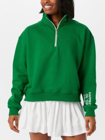 CourtLife Women's Happiest On The Court Tennis 1/4 Zip
