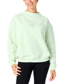 CourtLife Women's Mockneck French Terry Sweatshirt