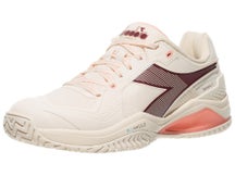 Diadora Blushield Torneo 3 White/Maroon Women's Shoes