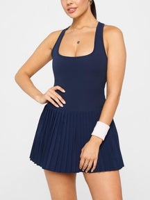 Fabletics Women's Hot Shot Pleated Dress - Navy