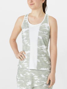 Fila Women's Pickleball Print Tank - White Camo